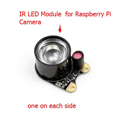Lampone PI Night Vision telecamera sensibile lampada a raggi infrarossi