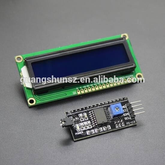 LCD1602 HD44780 Character LCD / w Modulo adattatore interfaccia seriale IIC / I2C per LCD16 * 2