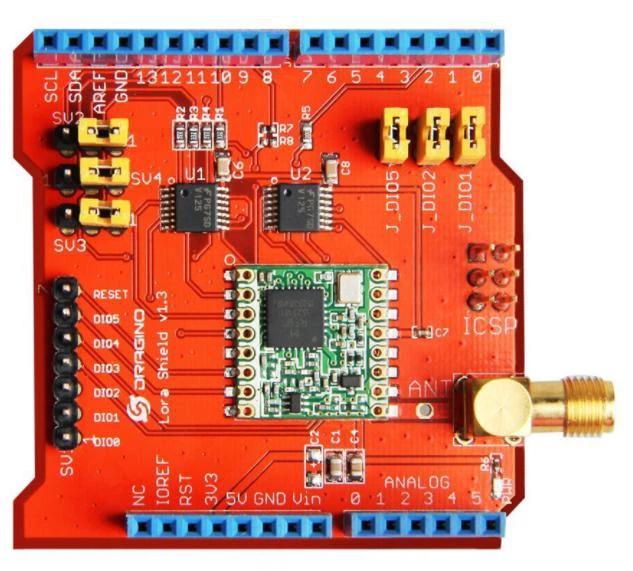 Trasmettitore Wireless Lora Shield